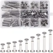 Witlans Chicago Binding Screws Assorted Kit,90 Sets 304 Stainless Steel Phill...