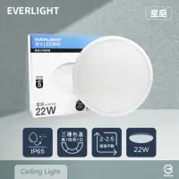 在飛比找momo購物網優惠-【Everlight 億光】LED 星庭 22W 黃光 白光