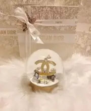 2023 CHANEL Snow Globe Christmas Gift Crystal Ball VIC Gift NIB