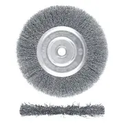 Wire Brush for Grinder - 6 Inch Fine Crimped Wire Wheel for Bench Grinder wit...
