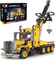 [Mould King] 17011 Tow Truck Building Set, Road Trailer Static Model Block Kit, STEM Toy to Build for Boys Girls Aged 8+ 1250pcs