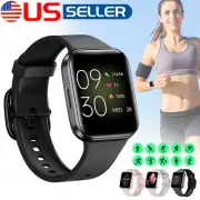 Waterproof Smart Watch Blood Oxygen Heart Rate Monitor Sports Fitness Tracker