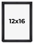 12x16 Shadow Box Frame Black | 1 Inches Deep Real Wood Farmhouse Shadowbox Displ