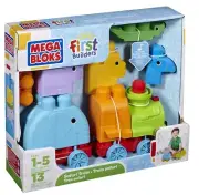 Mega Bloks First Builders - Animal Safari Train - For Ages 1-5 Years