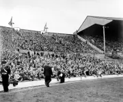 General View Of The Large Crowd At Wembley Stadium 1959 OLD RUGBY PHOTO