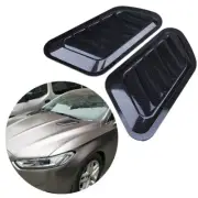 Carbon Fiber Look Car Auto Air Flow Intake Bonnet Decorative Vent Hood Universal