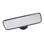 Rear View Mirror Glass Suction Cup Learner Driver Stick On Interior Wide CaD6