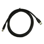 1.8m Firewire Cable Black IEEE 1394 Firewire 400 to Firewire 400 Cable 6Pin3822