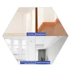 Blue Latex Paint Edger Brushes Wall Ceiling Corner Painting Brush Trimmer Tools