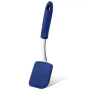 Silicone Cookie Spatula Turner Heat Resistant Mini Brownie Spatula Blue