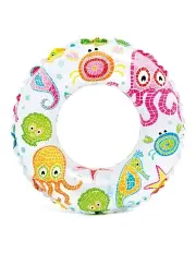 [Intex] 1 Piece Lively Print Design Swim Pool Floats 61 cm (3+ Year) in Assorted