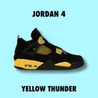 Jordan 4 Yellow Thunder size 5 5.5 6 6. 7 8.5 9 9.5 11