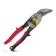 New Stanley 14-567 FatMax Offset Left Curve Compound Action Aviation Snips Red