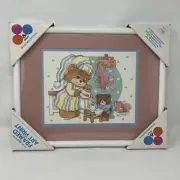 Vintage Teddy Beddy Bear & Friends Nursery Framed Art Print NEW In Packaging