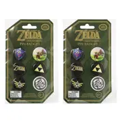 12pc Paladone 3.2cm The Legend of Zelda Pin Badges Bags/Clothing Accessory Gift