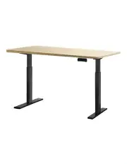 Artiss Motorised Standing Desk White Oak 140CM
