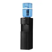 Devanti Water Cooler Set Dispenser Stand Cold Hot Purifier 22L Bottle Filter Model 2: Black