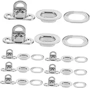 ELAYARD 20pcs Lock Clasp for Handbags Purse Closure Hardware for Bag Making Secure Luggage Lock for Toolboxes Cosmetic Cases and Boat