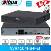 Dahua 4CH 4PoE 1SATA NVR AI WizSense 16MP Network Video Recorder NVR4104HS-P-EI