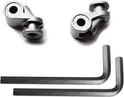 MZKLQVE Metal Hinge Swivel - Replacement Parts for Bose QuietComfort 35 II, QC35, QC45, QC25 Headphones (Silver)