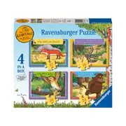 Ravensburger The Gruffalo 4-In-1 Box Kids/Children Jigsaw Puzzle Play Toy 3y+