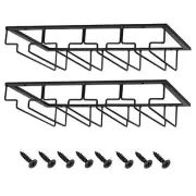 Wine Glasses Rack Under Cabinet Stemware Rack Wine Glass Hanger Rack Wire Win...