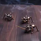 ant copper incense burner holder plate stick cones home decor decorations FT