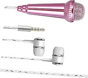 HANABASS Portable Miniature Microphone for Voice Recording Easy to Use Mic Compatible with Song Software for Podcasting Singing Live Streaming and Interviews
