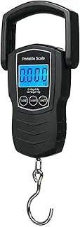 [Generic] 75Kg/165Lb Digital Luggage Scale for Travel Fishing Scale with 1.5M Measuring E Suitcase Scale Can Kg/Lb/Jin/Oz 4 Units Switched Luggage Weight Scale with Hook