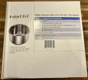 Instant Pot Stainless Steel Inner Cooking Pot 8Qt 8L Replacement 3-Ply Bottom