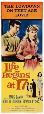 Life Begins At 17 poster Mark Damon Luana Anders Dorothy Johns- 1958 Old Photo