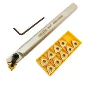 Nickel Coated Boring Bar Turning Tool with TiN Carbide Inserts for CNC Precision
