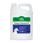 Equitec Omega 3 Flaxseed Oil 4.5 Litre Plant Based Horse Supplement Equine Coat