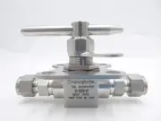 Swagelok SS-83TS6-LH SS83TS6LH SS High Pressure Ball Valve PTFE Seats 1/2" Tube
