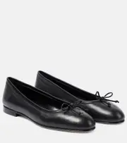 [Manolo Blahnik] Manolo Blahnik Veralli leather ballet flats AU 9 black