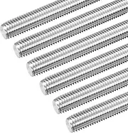 uxcell Fully Threaded Rod M14 x 150mm 2mm Thread Pitch 304 Stainless Steel Right Hand Threaded Rods Bar Studs 6 Pack