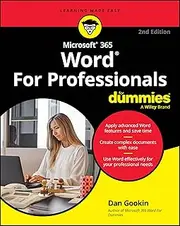 Microsoft 365 Word For Professionals For Dummies