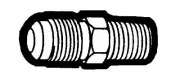 Holyoke 48-86 1/2 X 3/8 FLARE Tube to Male Pipe Straight Adapter