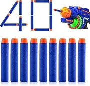 EIROVYA Darts Bullets, Refill Bullets, Refill Darts Foam Arrows, Soft Darts Refill Bullets, Refill Pack Toy for Outdoor and Family, Pack of 40, Bronze, Medium