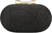 [Gkaopi] Women's Clutch Shiny Sequins Evening Bags with Removable Chain Elegant Bridal Bag Handbag Small Cross Body Shoulder Bag for Party, Banquet, Holidays