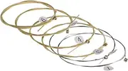 Guitar Strings - 6 Pieces Brass Guitar Strings | Stainless Steel Replacement Steel Strings, String Replacement for Guitar Beginners - Guitar Parts Replacement for Acoustic Wooden Guitar Beginners