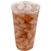 Cups, Iced Coffee Go Cups and Flat Lids 24 oz.