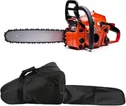 Chainsaw Bag, Chainsaw Holdall Handles and Long Zipper Design Wear-resistant and Waterproof for Woodworking Outdoor