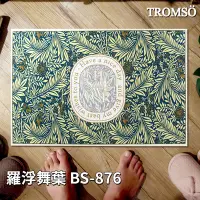 在飛比找Yahoo奇摩購物中心優惠-TROMSO軟式珪藻土科技絨舒柔吸水地墊-羅浮舞葉BS-87