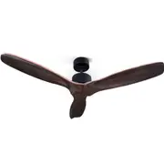 52'' Ceiling Fan With Remote Control Fans 3 Wooden Blades Timer 1300mm