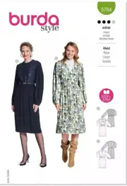 Burda 5784 Misses Dress Sewing Pattern Sizes 10-20 NEW!