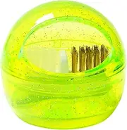 MOTHNUR Portable Nail Drill Bit Brush Nail Drill Clean Box Manicure Tool Cleaner