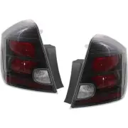 Tail Light Black Interior LH and RH For 10-12 Nissan Sentra SR/SE-R/SE-R Spec V (for: Nissan)