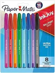 Paper Mate174; Inkjoy 300RT Retractable Ballpoint Pen, 1mm, 8ct - Black Black
