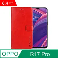 在飛比找PChome24h購物優惠-IN7 瘋馬紋 OPPO R17 Pro (6.4吋) 錢包